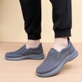 thumbnail image 6 of Men Mesh Slip On Walking Sneakers Soft Cushioned Sole Breathable Indoor Outdoor Leisure Daily Footwear, 6 of 6