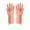 🍒 Pink_Hot#3889, variant on Dishwashing Gloves Waterproof Rubber Fleece Lined – Winter Warm, Non-Slip , Elastic Cuff, Durable PVC, 12.6" Long, Solid Color, Kitchen & Cleaning 2 Pack