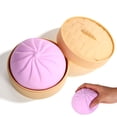 thumbnail image 1 of Juguete Squishy Sinbana Dumpling Gigante con Caja de Vapor 9 cm, 1 of 7