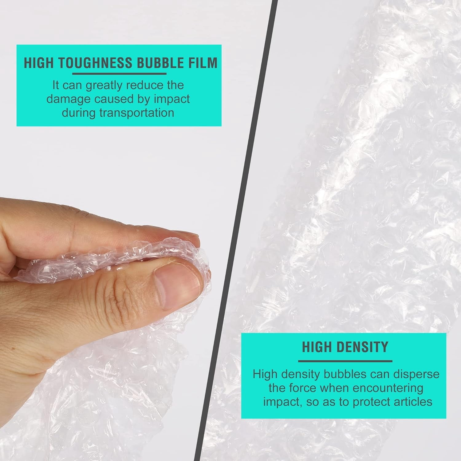 Bubble Cushion Wrap Pouches, 8x10 Inches Bubble Out Bag, Double Walled Cushioning Bags Thickening Shockproof Foam Bags for Shipping, Storage, and Moving - 50pcs