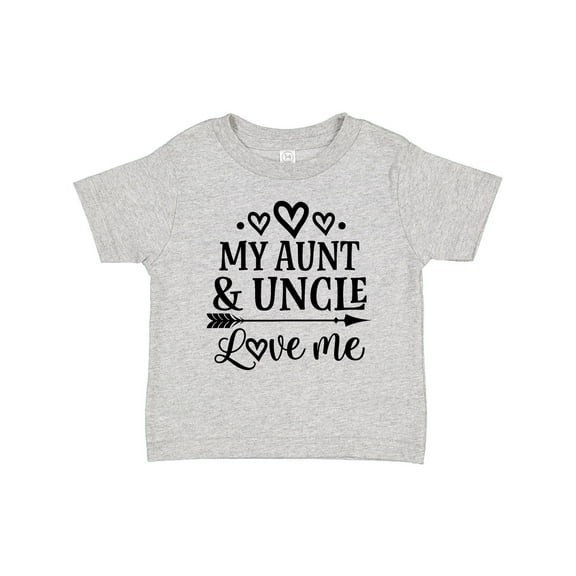 Inktastic My Aunt and Uncle Love Me Niece Boys or Girls Toddler T-Shirt