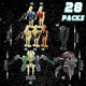 thumbnail image 2 of 28pcs Star Wars Minifigures Battle Droids Building Blocks Set General Grievous Droideka Battle Droids Action Figures, 2 of 3
