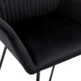 thumbnail image 5 of vidaXL Dining Chairs 6 pcs Black Velvet, 5 of 5