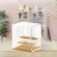 thumbnail image 4 of Vitrina acrílica transparente a prueba de polvo perfke gabinete de encimera de escritorio estantes de acrílico, 4 of 8