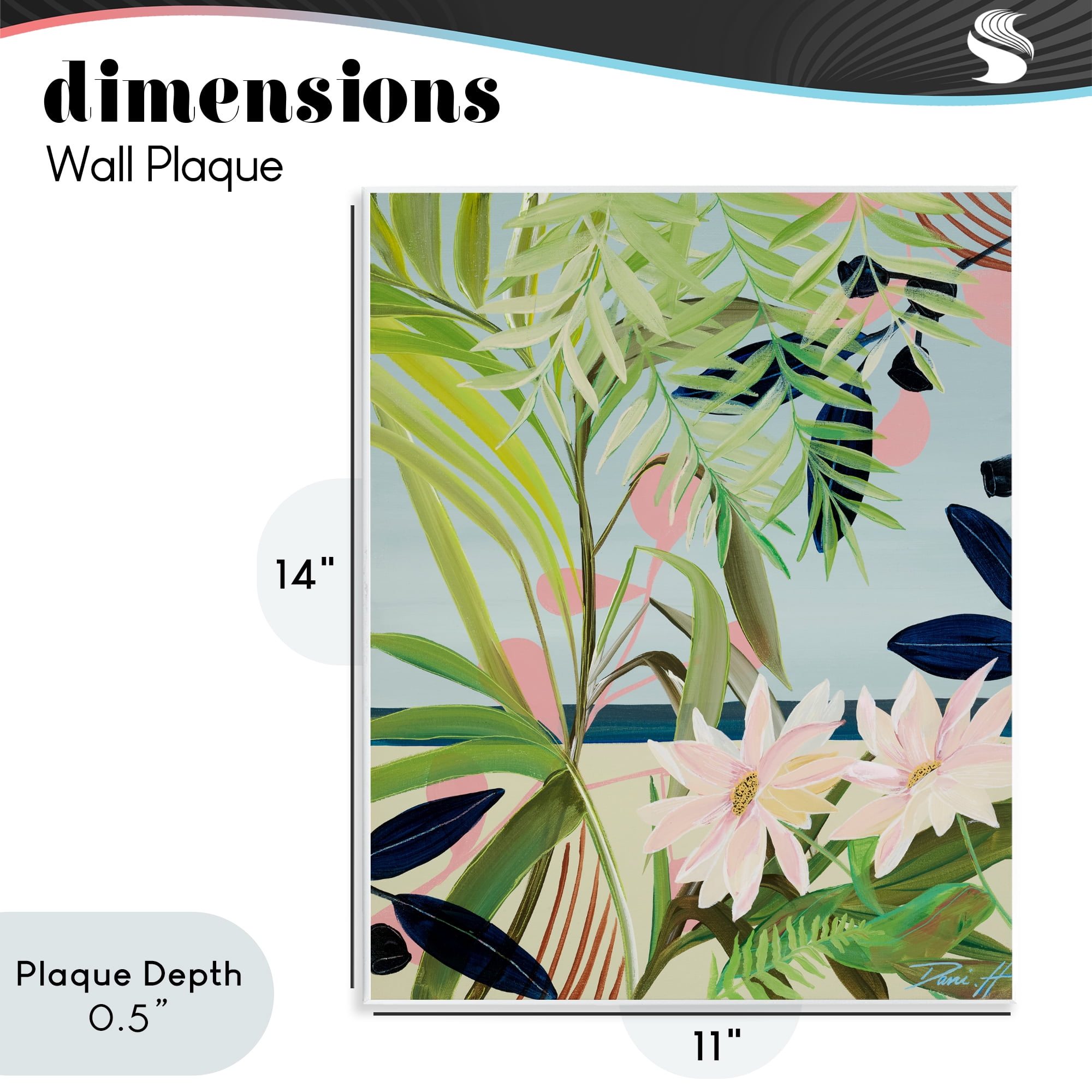Stupell Industries Discovery of Lush Plants Wall Plaque Art, design by Dani Heyward