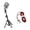 Silver, variant on Professional Dynamic Microphone Set With Shock Mount For Broadcasting