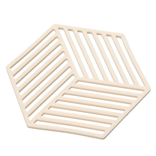 CAROOTU Hexagonal Table Insulation Pad Multifunctional Heat-Resistant Non-Slip Coasters for Home Kitchen Restaurant