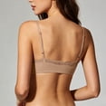thumbnail image 3 of Featherlight Lace Wireless Bra for Everyday Wear Comfort Unlined Sheer Style Breathable Framing Ideal for Leisure, Beige, S, 3 of 5