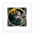 thumbnail image 1 of War WWI UK Britain Needs You Dragon Recruit Advert 8X8 Inch Square Wooden Framed Wall Art Print Picture with Mount, 1 of 4