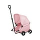 thumbnail image 5 of Cochecito para mascotas, portátil, plegable, para exteriores Rosa, 5 of 9