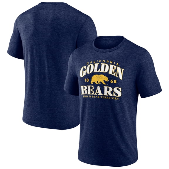 Men's Navy Cal Bears Favorite Sport Tri-Blend T-Shirt