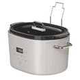 thumbnail image 4 of Thyme & Table 6QT Programmable Slow Cooker, Sand White, 4 of 16