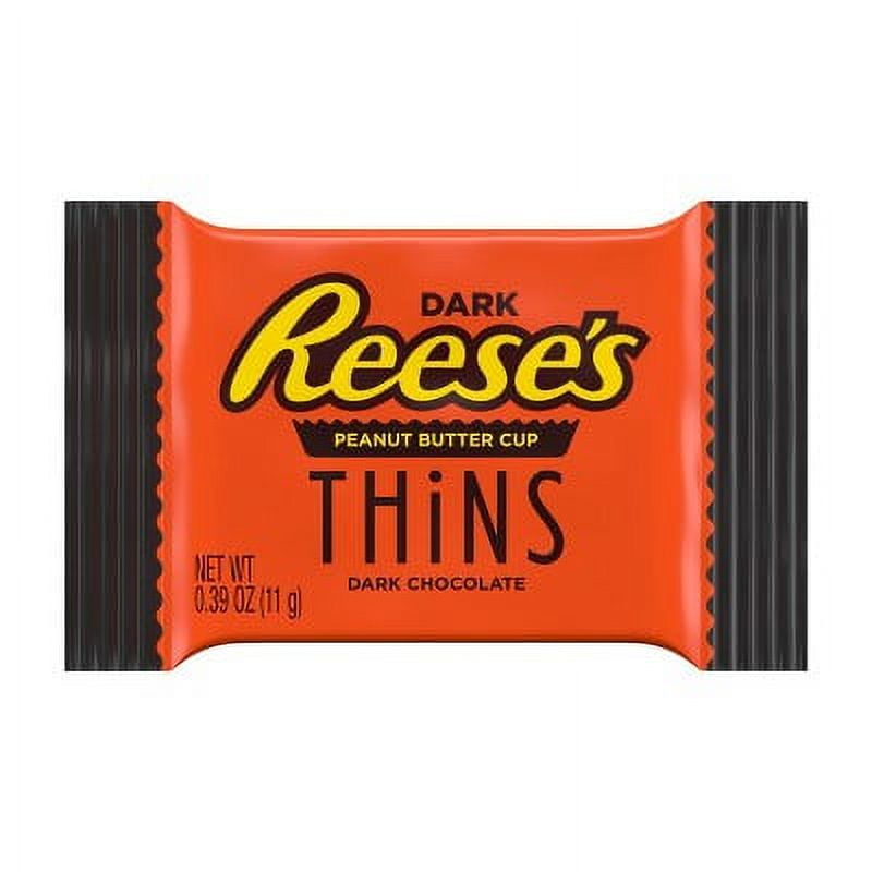 Reese's PB Cup Dark Chocolate Thins Pouch (Pack of 4)