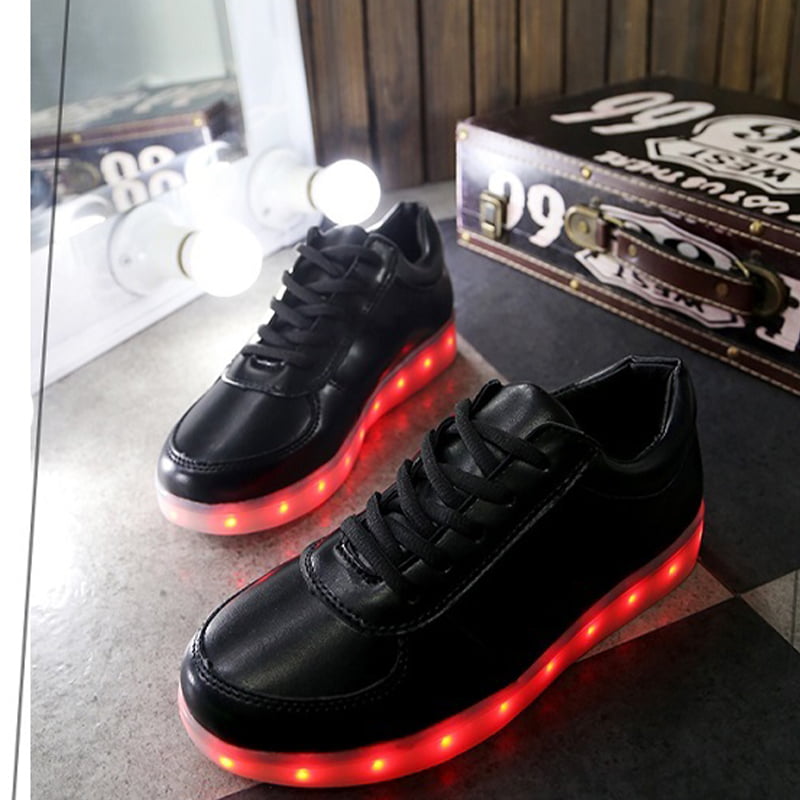 USB CABLE  **US SELLER*** white NEW Unisex LED Lights  sneakers Shoes 
