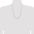 thumbnail image 2 of Diamond2Deal 925 Sterling Silver 5 mm Solid Rope Chain Necklace for Women 24", 2 of 7