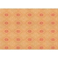 thumbnail image 1 of Ahgly Company Machine Washable Indoor Rectangle Transitional Yellow Orange Area Rugs, 4' x 6', 1 of 7