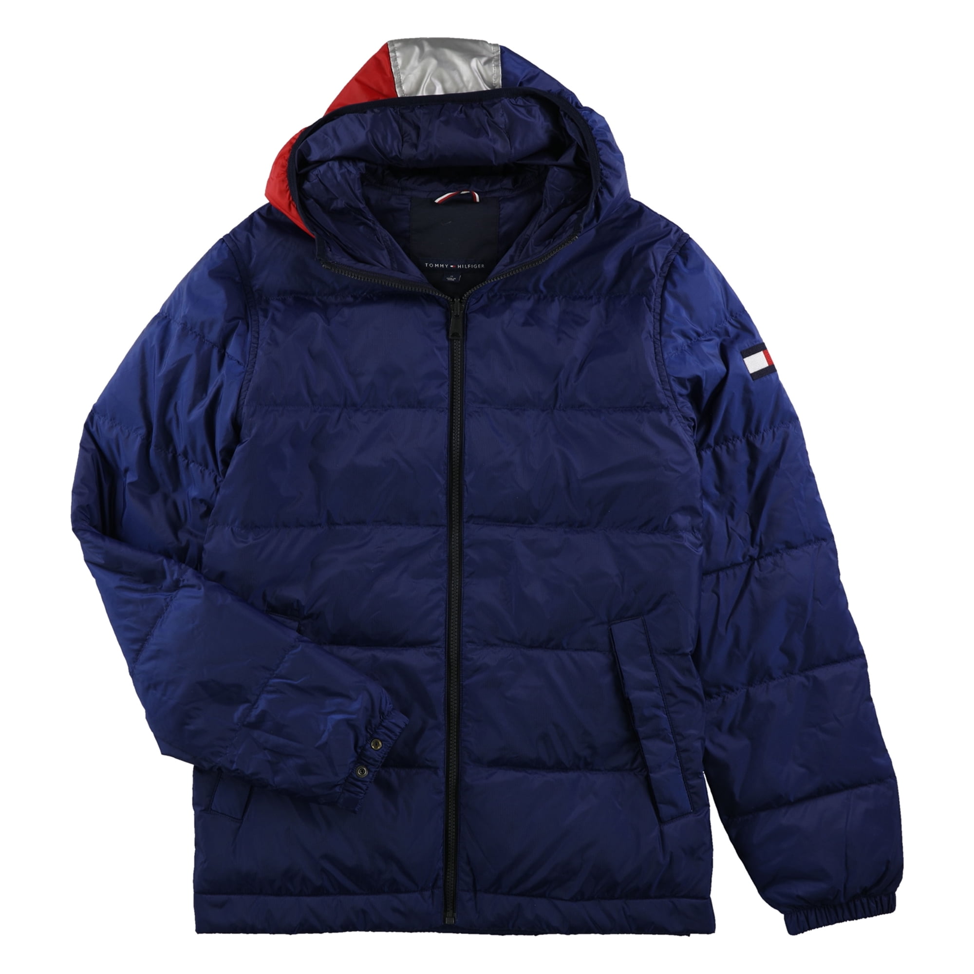 tommy hilfiger down jacket blue