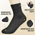 thumbnail image 2 of Sookeceks 6 Pair Womens Thin Cotton Crew Socks,Soft Breathable Lightweight Socks Above Ankle Socks for Casual Workout Size 5-9, 2 of 6