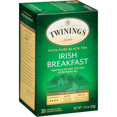 Twinings of LondonÂ® Irish Breakfast 20 ct Tea Bags 1.41 oz. (Best Tea In Ireland)