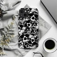 thumbnail image 6 of Black & White Skull Touch Phone Case for iPhone 16 15 14 13 12 11 Pro Plus Mini, Grunge Punk Horror Aesthetic, Dual Layer Protective Halloween Phone Cover, Gift for Goth & Alt Style Fans, 6 of 6