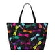 thumbnail image 2 of Fotbe Colorful Dragonflies Bolsa de Viaje para Playa - Resistente al Agua, Bolsa Tote de Gran Capacidad y Ligera con 7 Bolsillos para Mujeres y Hombres, 2 of 7