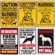 thumbnail image 4 of Tenga cuidado con el perro del patio, pintura en hojalata retro, prohibición de jardín, señal de advertencia, decoración del hogar, pintura colgante sin marco, 4 of 6