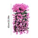 thumbnail image 3 of Colgante de pared de lirios artificiales con enredaderas de plástico, guirnalda de flores falsas para decoración de jardín interior exterior y bodas, de 65 cm de largo., 3 of 6