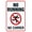 Warning Sign 3, variant on No Public Use of Dumpster Tin Warning Sign - 8"x12" Vintage Metal Decor (adjusted from 12x16) for Home Farm Bar Coffee Shop Club
