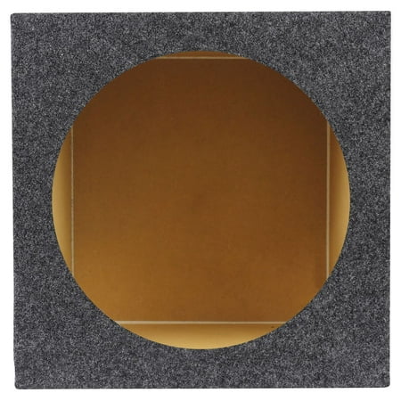 Sealed Mdf Enclosure - Rockville RSQ12S 0.75 Cu Ft, Single 12