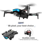Flytree GPS Drones with 6K HD Camera for Adults Beginners, 56 Minutes Ult-Long Flight Time,5G Transmission FPV Quadcopter with Brushless Motor, GPS Auto Return, Follow me, Include 2 Batteries