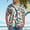 Multicolor P, variant on SGFCWSX Mens Short Sleeve Hawaiian Shirt Button Down, Tropical Floral Print Stylish Summer Vacation Casual Outfit Multicolor Size S