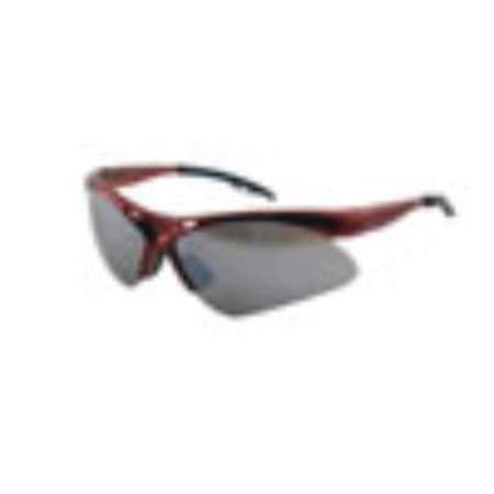 

SAS Safety SAS-540-0003 Red Frame Diamondbacks Safety Glasses with Smoke Lens