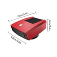 thumbnail image 2 of Space Heater, 12V Portable Electric Heaters for Indoor Use with Thermostat and Overheat Protection PTC Fast Heating for Office Bedroom Home, 2 of 5