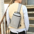 thumbnail image 5 of Nuevo bolso de pecho inclinado antirrobo de ocio al aire libre para hombres-bolso de pecho para hombres al aire libre baggrey de nailon, 5 of 5