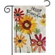 thumbnail image 1 of Bandera de jardín con flores de verano de 30,5 x 45,7 cm, doble cara, diseño de girasol y margaritas, ideal para exteriores, decoración de temporada para primavera, granja, vacaciones al aire libre., 1 of 8
