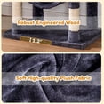thumbnail image 5 of GOXIFACHOY Heavy Duty Cat Tree,67in Multi-Layered Tall Cat Tower for Indoor Large Adult Cats,XL Compact Cat Stand with Hammock,Sisal Scratching Post,Removable Plush Perch,Condo,Dark Gray, 5 of 9