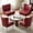 Wine Red, variant on RESTWORLD Faux Leather Accent Chair, Modern Upholstered Side Chair with Gold Metal Legs for Living Room & Bedroom,Wine Red