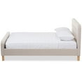 thumbnail image 3 of Baxton Studio Samson Upholstered Full Platform Bed in Light Beige, 3 of 7