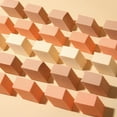 thumbnail image 4 of Un paquete de aplicador de esponja de maquillaje, para base, rubor, sombra de ojos, bordes nítidos para control, mezcla y suavizado sin esfuerzo, opción sanitaria de un solo uso, sin látex., 4 of 6