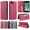 Red, variant on Allytechgroup Wallet Case for iPhone 7 / 8 / SE 2022 & 2020, Slim Lightweight PU Leather Stand Flip Phone Case with Credit Card Slot Shockproof Protective Back Cover for Women Men, Black