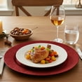 thumbnail image 2 of Assiette de Chargeur Pentagone Rouge 13 Pouces - Ensemble de 6, 2 of 4
