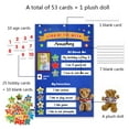 thumbnail image 4 of Milue Classroom Wall Hanging Star Student Poster Set with Plush for Doll 53PCS Cards, 4 of 10