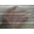 thumbnail image 4 of oneOone Cotton Silk Fabric Leaves & Chevron Block Print Fabric BTY 42 Inch Wide, 4 of 4