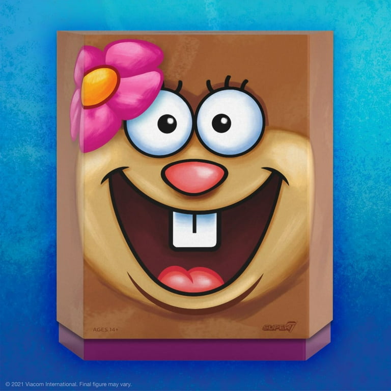 Super7 SpongeBob SquarePant Collectible Adult Sandy Cheeks Action