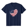 thumbnail image 4 of TOWED22 4th of July Shirts for Women American Flag 1776 Graphic Tees Casual Cap Sleeve USA Patriotic Tops(Navy,L), 4 of 4