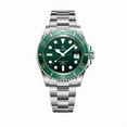 thumbnail image 1 of 【START】Men's Diving Watch Luminous Waterproof Metal Men's Watch Automatic Mechanical Watch Date Function, 1 of 15