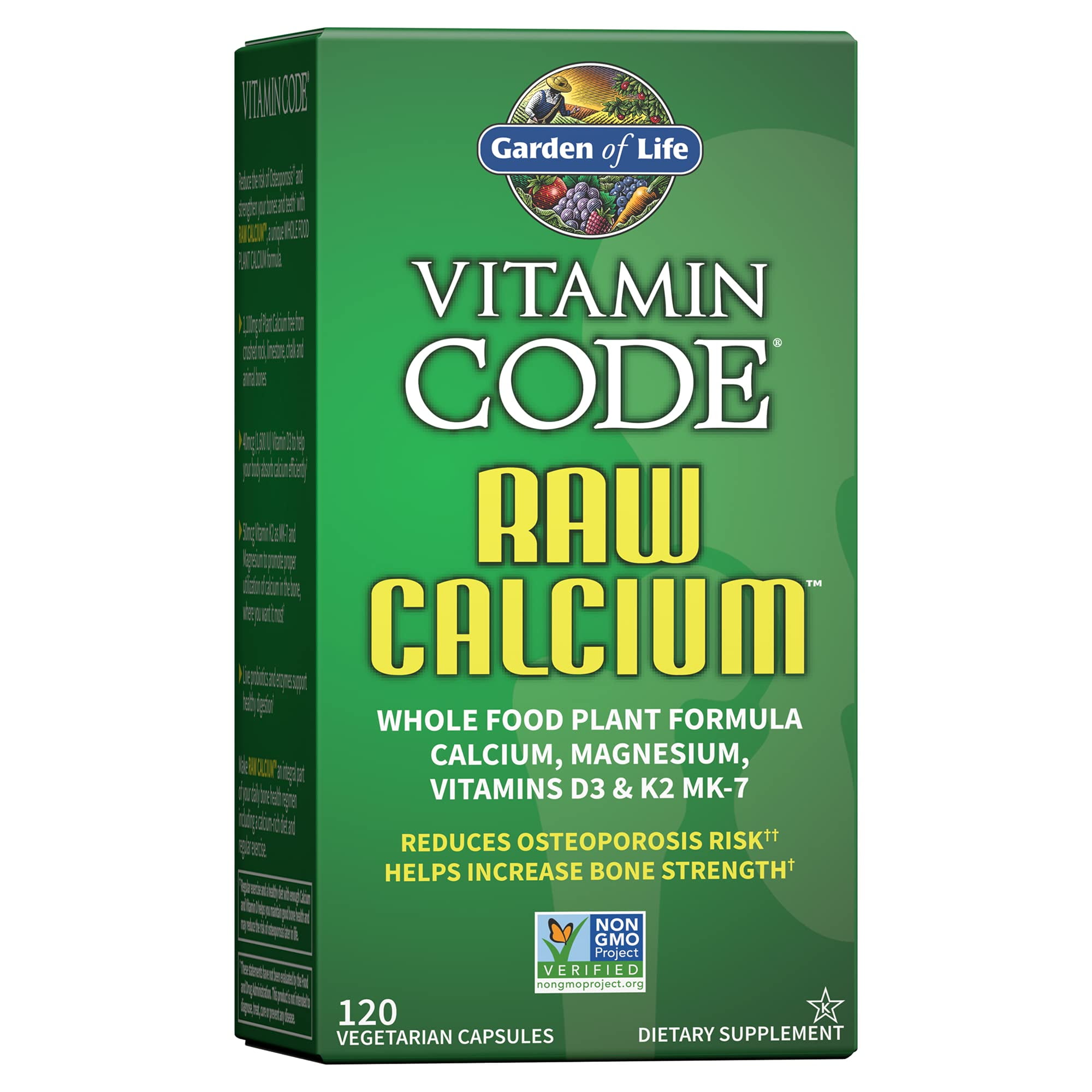 Life Vitamin Code Raw Calcium 120