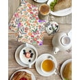 thumbnail image 4 of Watercolor Floral Kitchen Dish Towels for Drying Dishes Set of 2, Retro Botanical Flowers Leaves Spring Beige Waffle Weave Microfiber Hand Tea Bathroom Towels Quick Dry & Absorbent Towel 15.7x23.6, 4 of 7