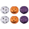 thumbnail image 1 of 6Pcs Halloween Themed Paper Lanterns Folding Hanging Props (Assorted color), 1 of 8