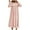 Pink, variant on Yufatyle Night Gowns for Women Ruffle Long Sleeve Fall Winter Nightdress Soft Loungewear Cute Bow Lace Trim Collared Home Dress Pink